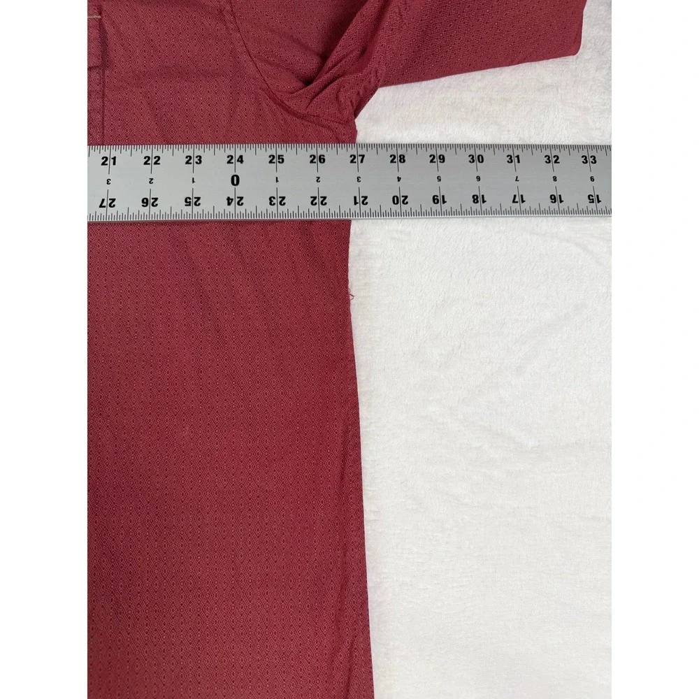 Rafter C Cowboy Collection ProFlex45 Western Pearl Snap‎ Cotton Red Mens XXL